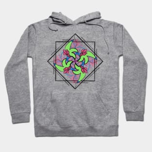 Geometric flora Hoodie